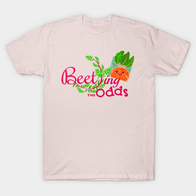 Beeting the Odds - Punny Garden T-Shirt by punnygarden